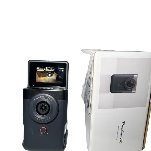 Canon PowerShot V10 Vlogging Camera – Like New + Box, Strap & Charger